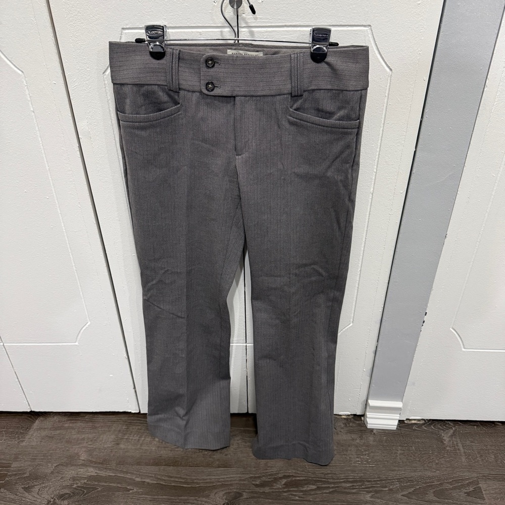 Banana Republic Grey "The Sloan Fit" Straight Leg Dress Pants